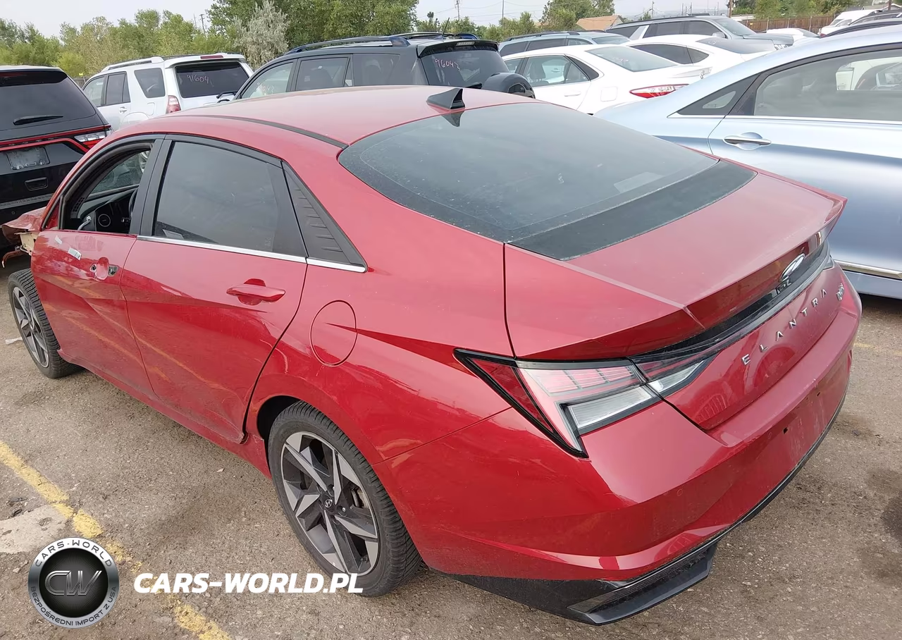 2021 Hyundai Elantra Hybrid Limited VIN:KMHLN4AJ8MU010847 - 3