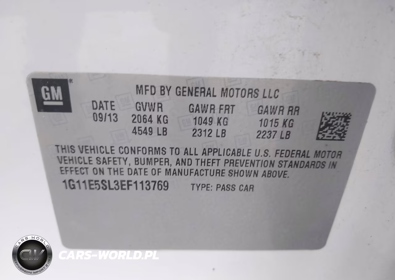 2014 Chevrolet Malibu 2Lt VIN:1G11E5SL3EF113769 - 9