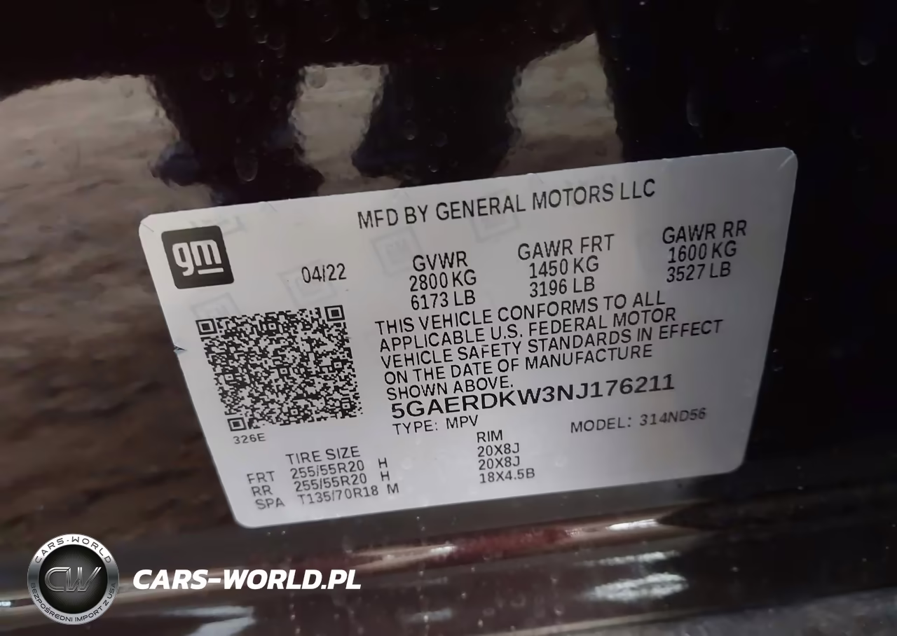 2022 Buick Enclave Fwd Avenir VIN:5GAERDKW3NJ176211 - 9