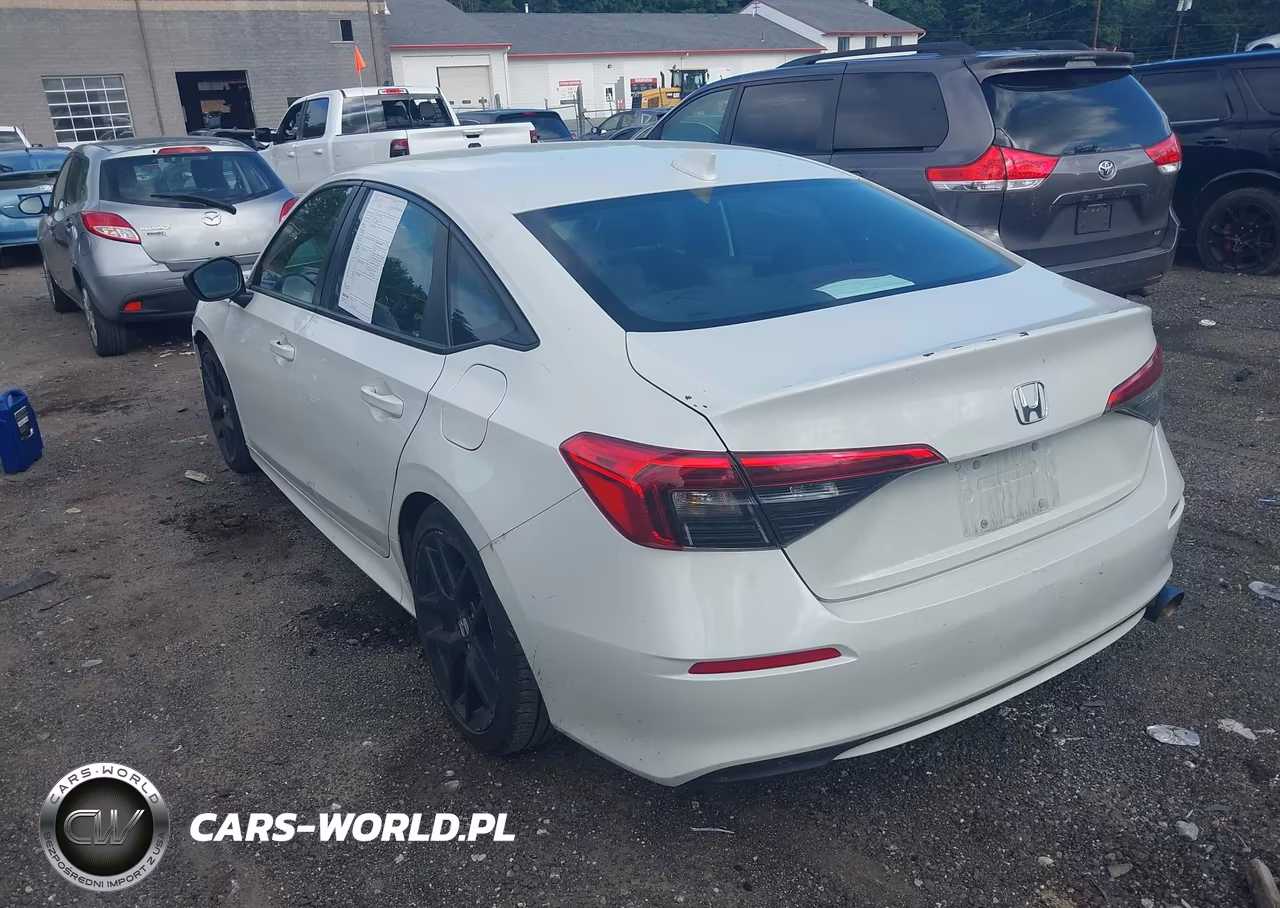 2022 Honda Civic Sport VIN:2HGFE2F56NH595001 - 3