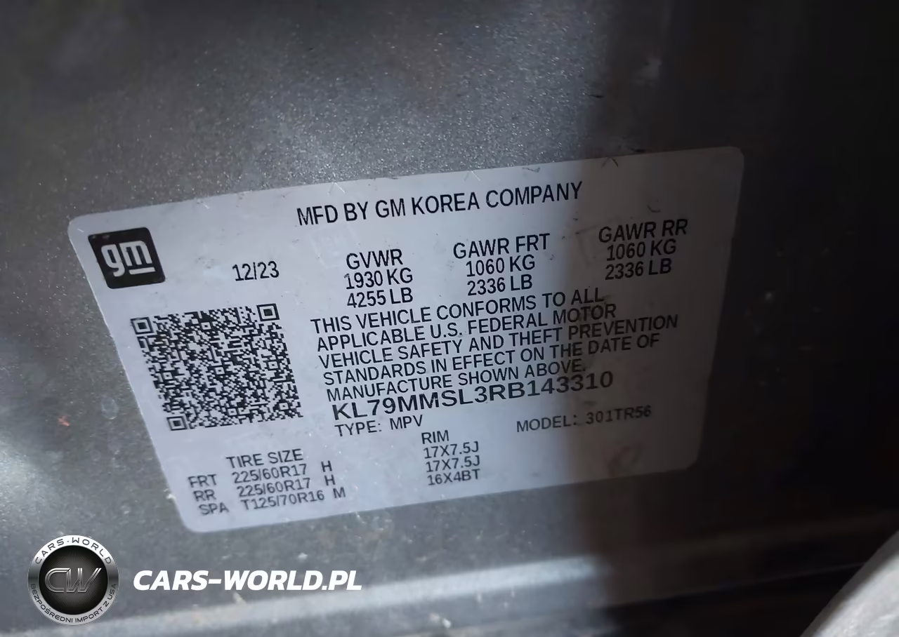 2024 Chevrolet Trailblazer Fwd Ls VIN:KL79MMSL3RB143310 - 9