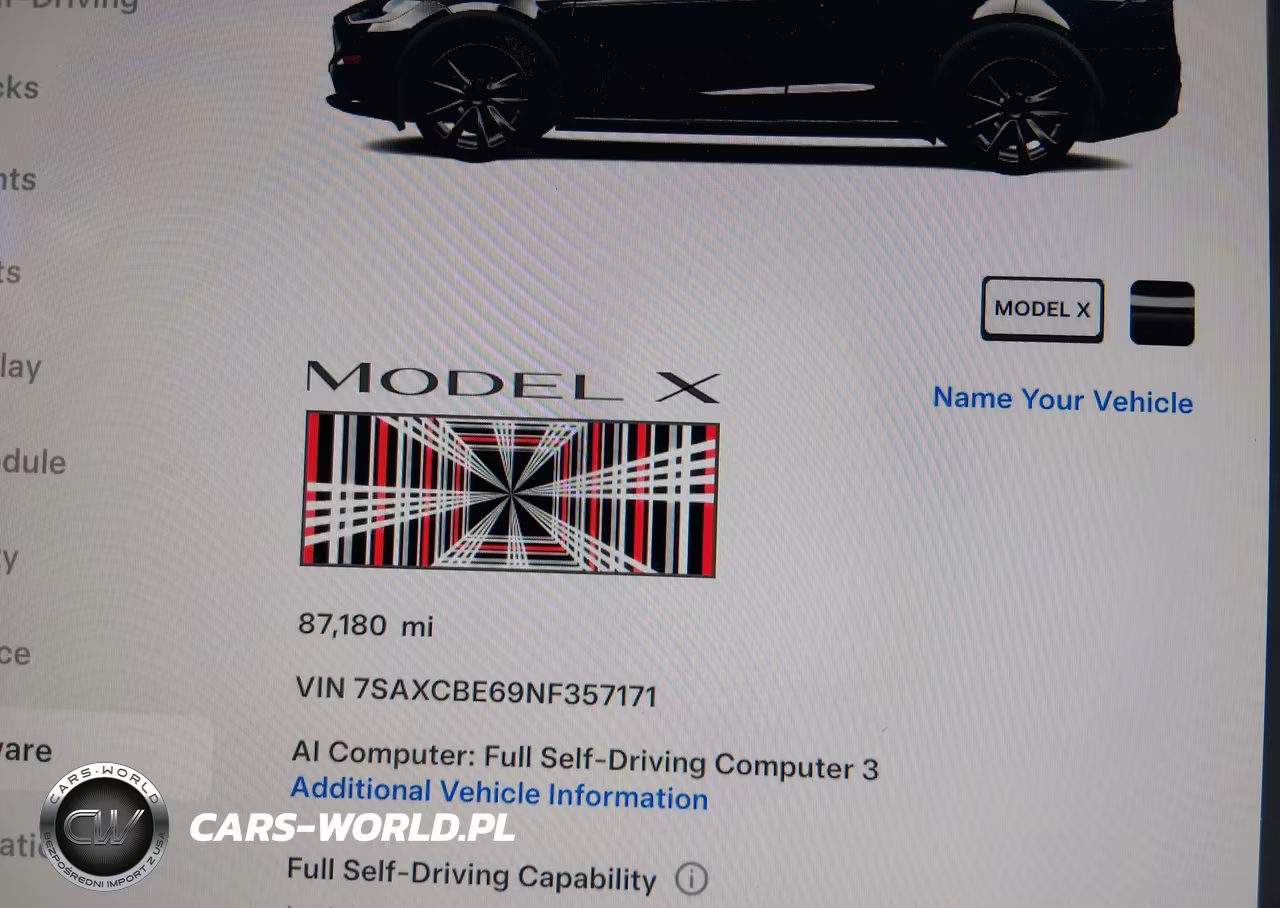 2022 Tesla Model X Plaid Tri Motor All-Wheel Drive VIN:7SAXCBE69NF357171 - 15