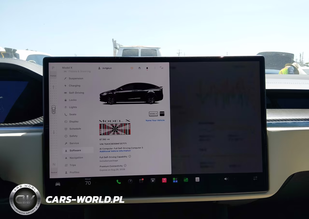 2022 Tesla Model X Plaid Tri Motor All-Wheel Drive VIN:7SAXCBE69NF357171 - 7