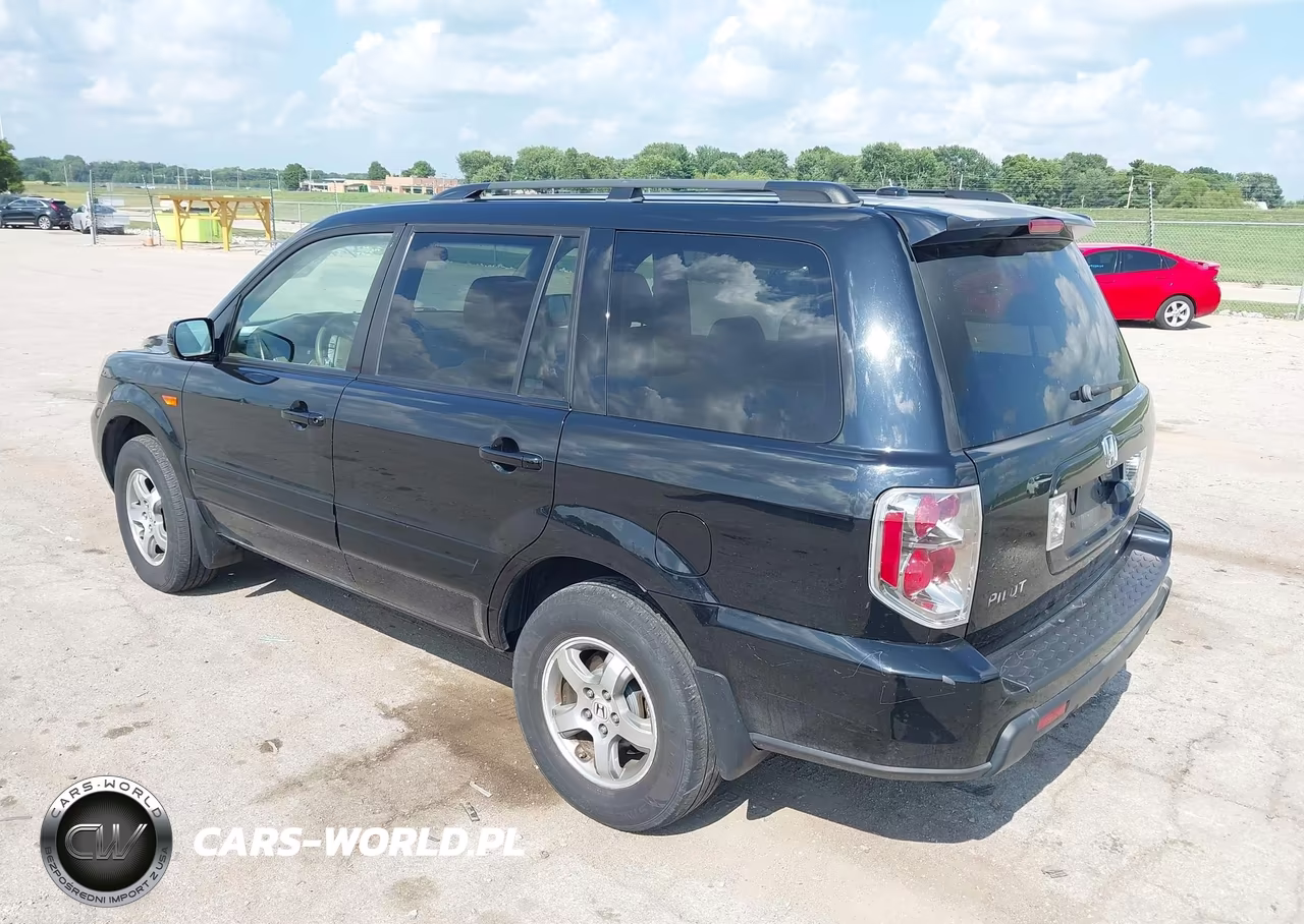 2007 Honda Pilot Ex-L VIN:5FNYF18777B014871 - 3