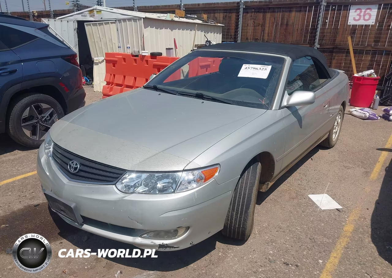 2002 Toyota Camry Solara Sle VIN:2T1FF28P22C602025 - 2