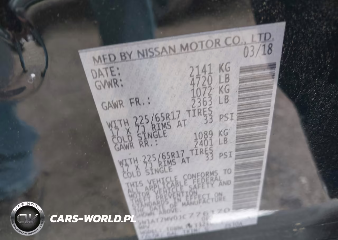 2018 Nissan Rogue Sv VIN:5N1AT2MV0JC776170 - 9