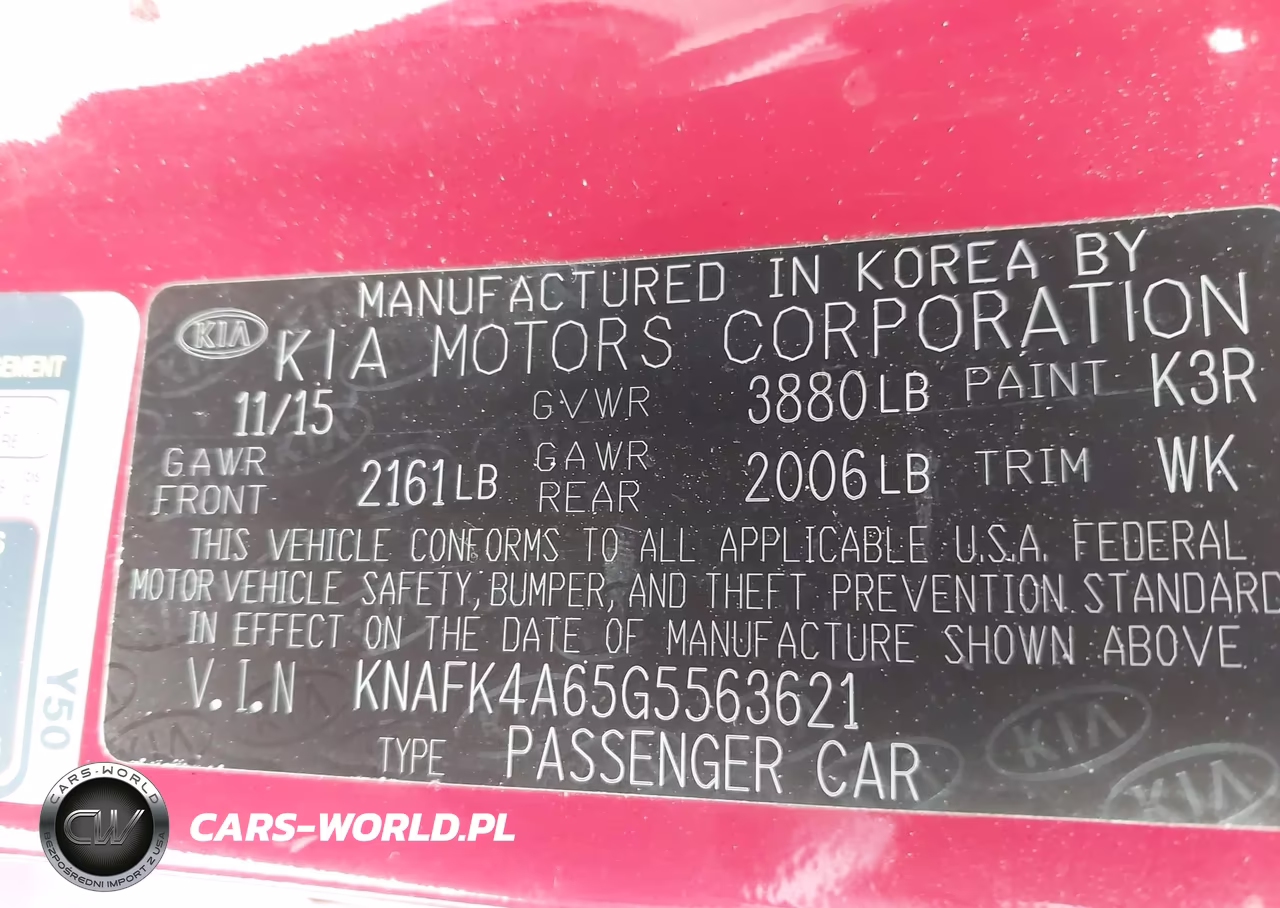 2016 Kia Forte Lx VIN:KNAFK4A65G5563621 - 9