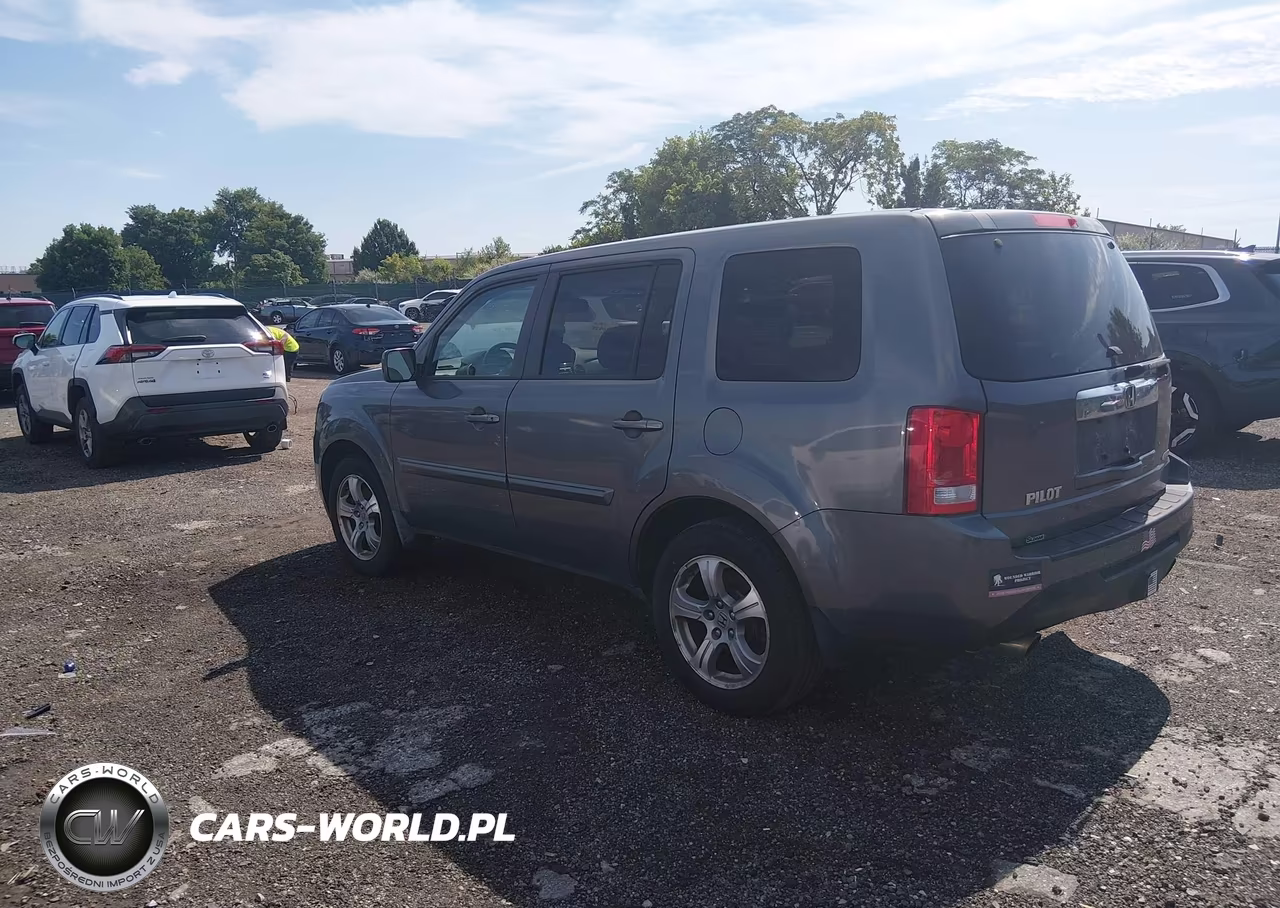 2012 Honda Pilot Ex-L VIN:5FNYF4H69CB046627 - 3