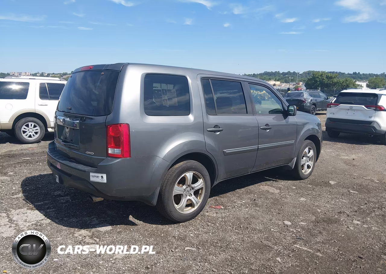 2012 Honda Pilot Ex-L VIN:5FNYF4H69CB046627 - 4