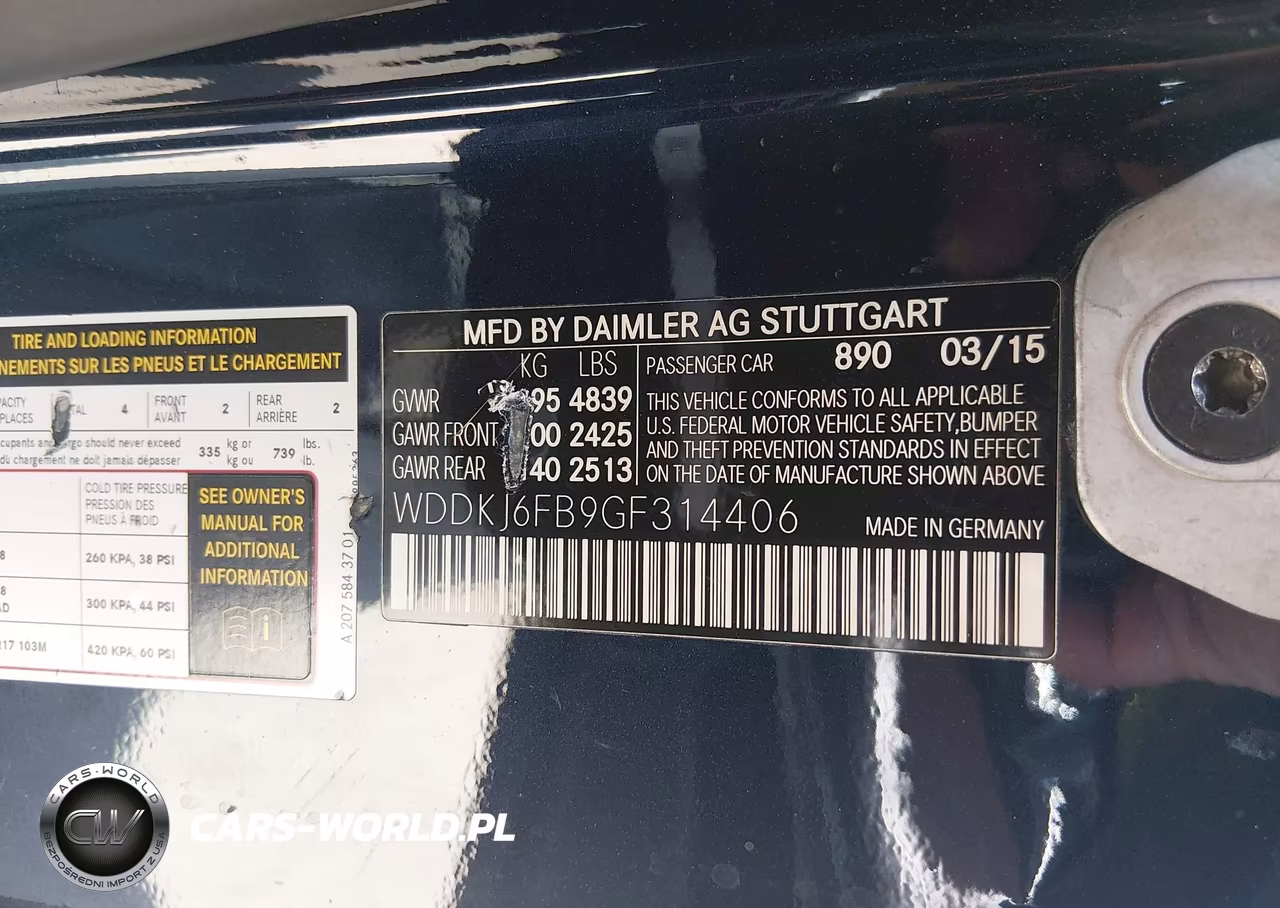 2016 Mercedes-Benz E 400 VIN:WDDKJ6FB9GF314406 - 9