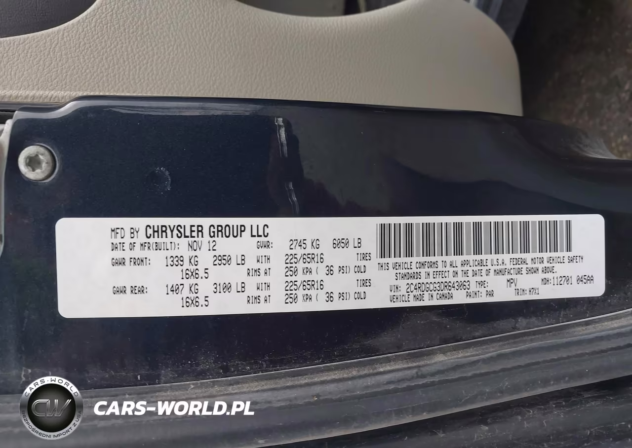2013 Dodge Grand Caravan Sxt VIN:2C4RDGCG3DR643063 - 9