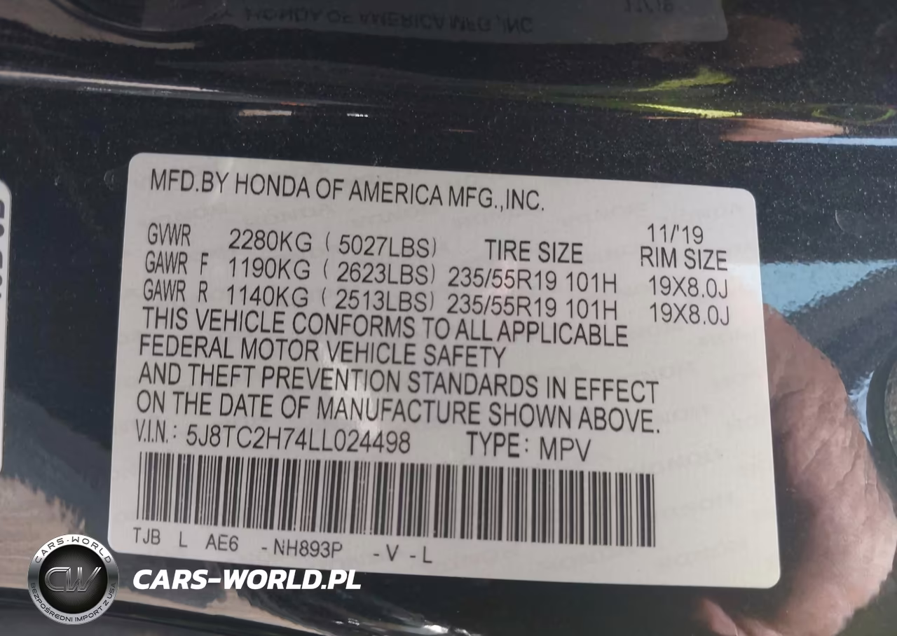 2020 Acura Rdx Advance Package VIN:5J8TC2H74LL024498 - 9