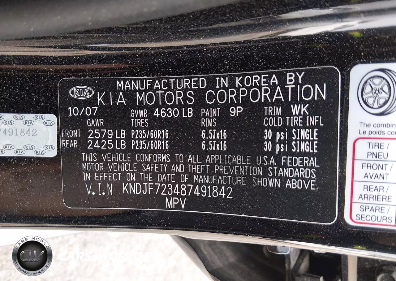 2008 Kia Sportage Ex V6 VIN:KNDJF723487491842 - 9