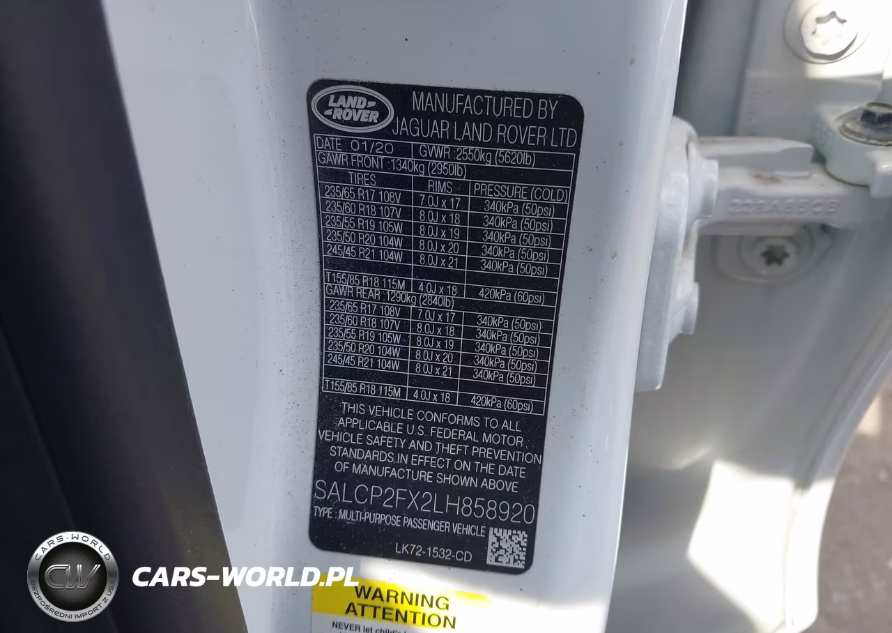 2020 Land Rover Discovery Sport Se VIN:SALCP2FX2LH858920 - 9