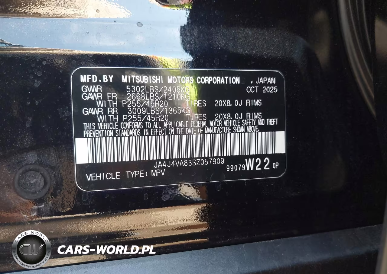 2025 Mitsubishi Outlander Se 2.5 S-Awc-Trail Edition S-Awc VIN:JA4J4VA83SZ057909 - 9