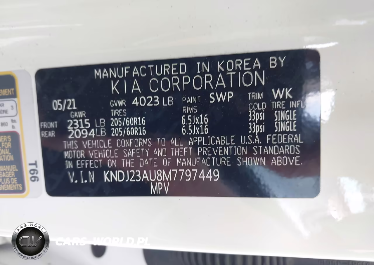 2021 Kia Soul Lx VIN:KNDJ23AU8M7797449 - 9