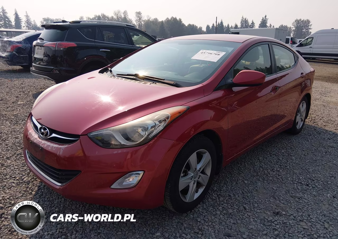 2013 Hyundai Elantra Gls VIN:KMHDH4AE5DU947864 - 2