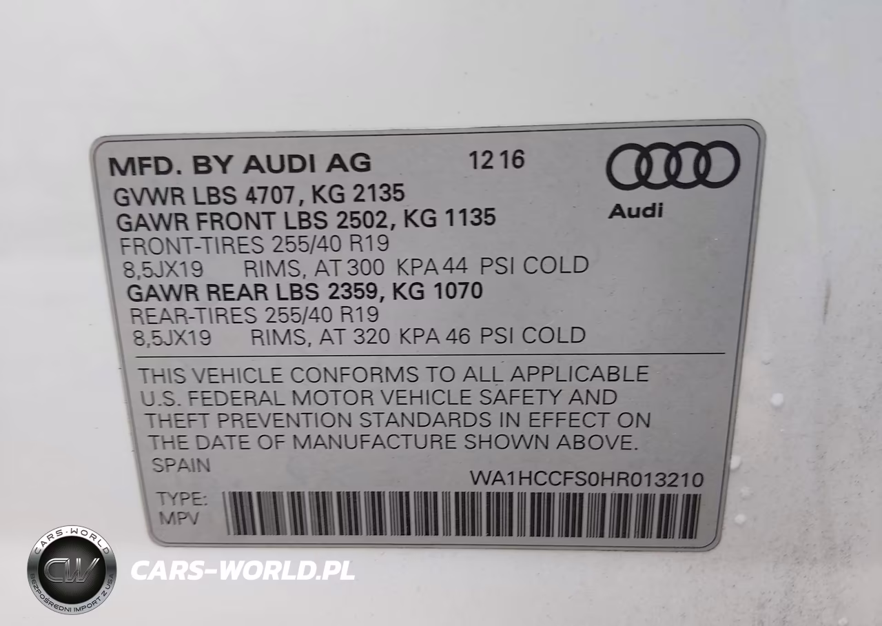 2017 Audi Q3 2.0T Premium VIN:WA1HCCFS0HR013210 - 9