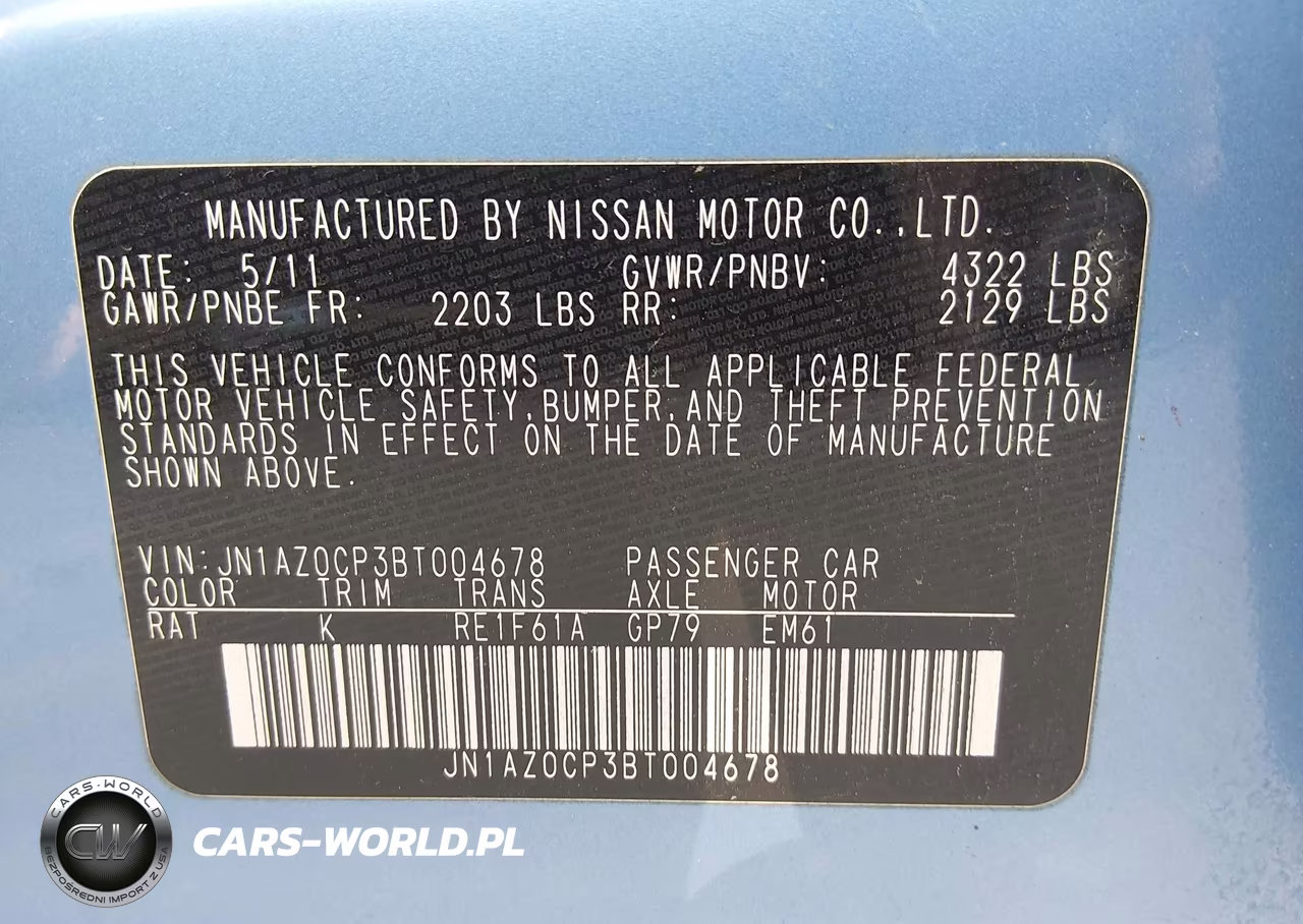 2011 Nissan Leaf Sl VIN:JN1AZ0CP3BT004678 - 9