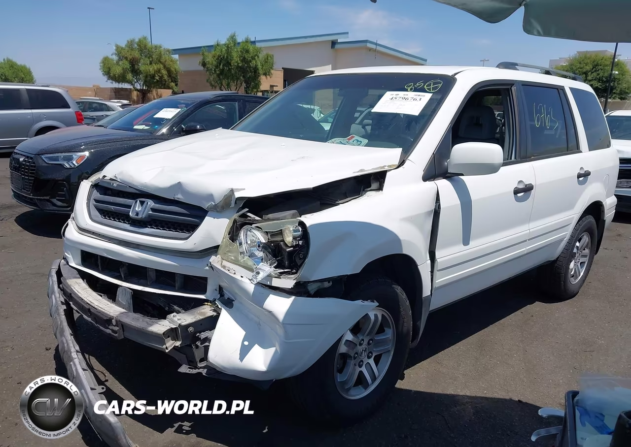 2005 Honda Pilot Ex-L VIN:2HKYF18685H565428 - 2