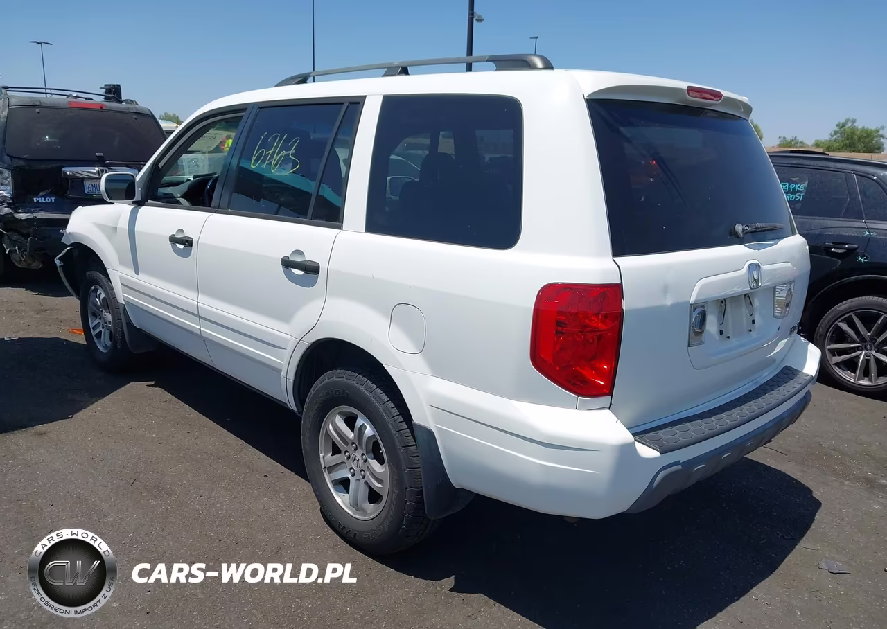2005 Honda Pilot Ex-L VIN:2HKYF18685H565428 - 3