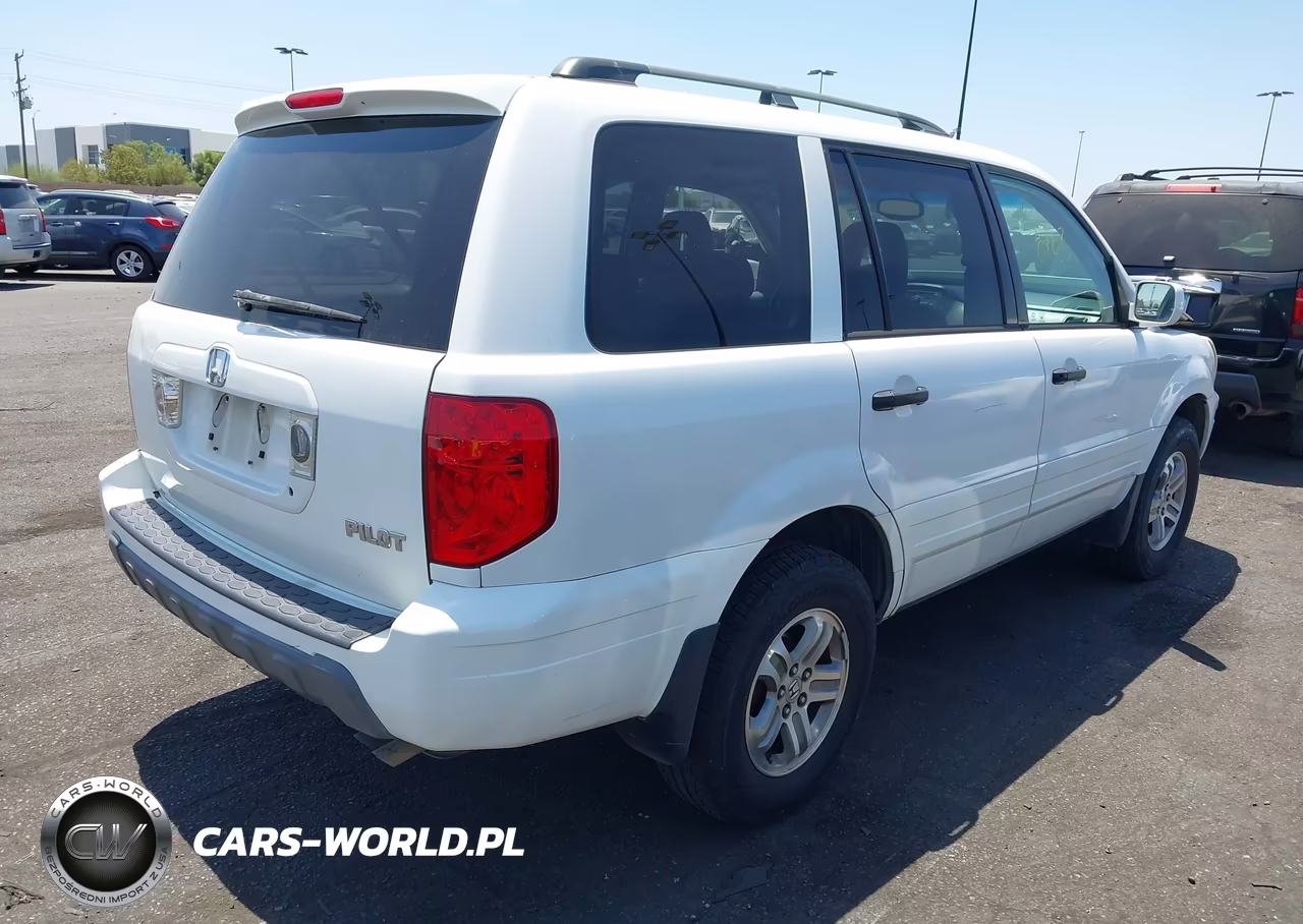 2005 Honda Pilot Ex-L VIN:2HKYF18685H565428 - 4
