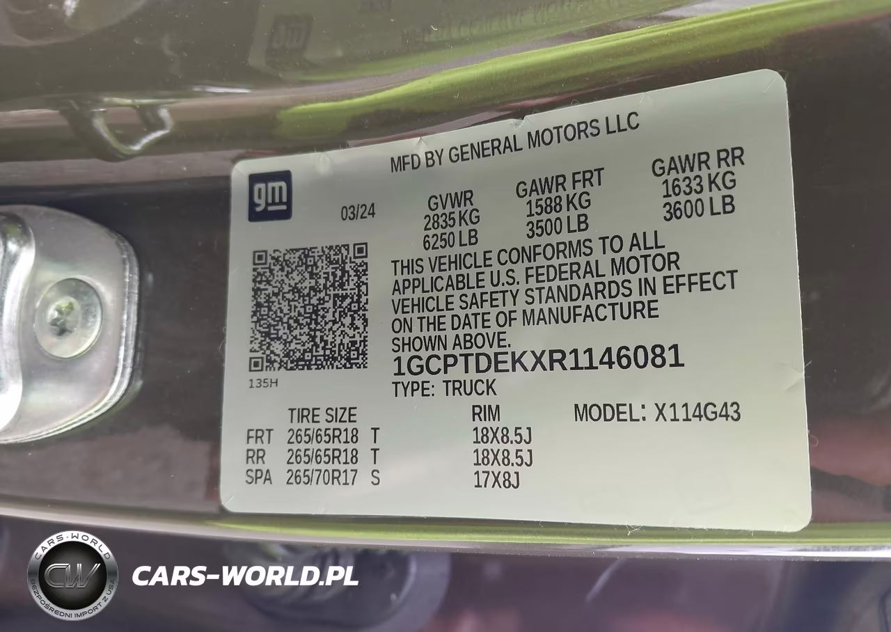 2024 Chevrolet Colorado 4Wd Z71 VIN:1GCPTDEKXR1146081 - 9