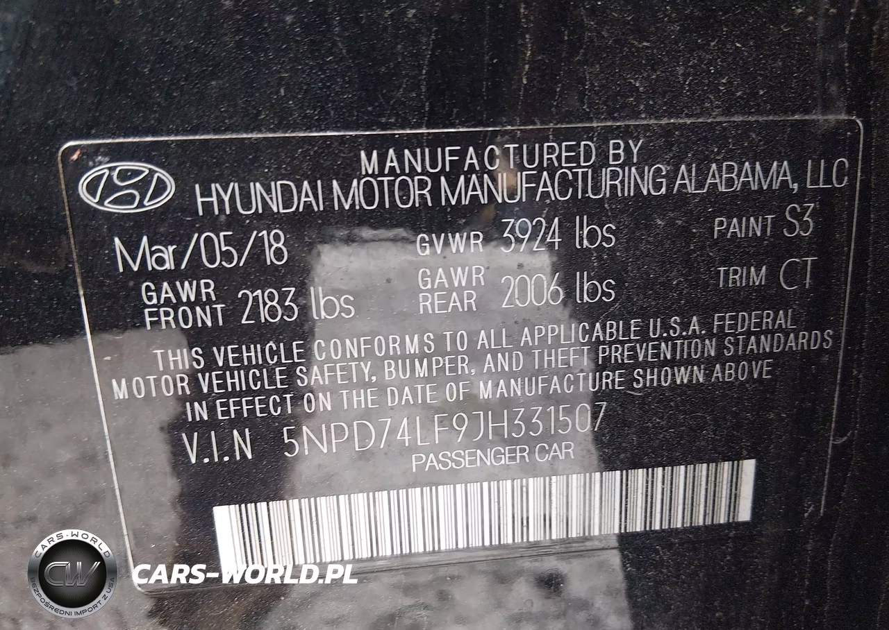 2018 Hyundai Elantra Se VIN:5NPD74LF9JH331507 - 9