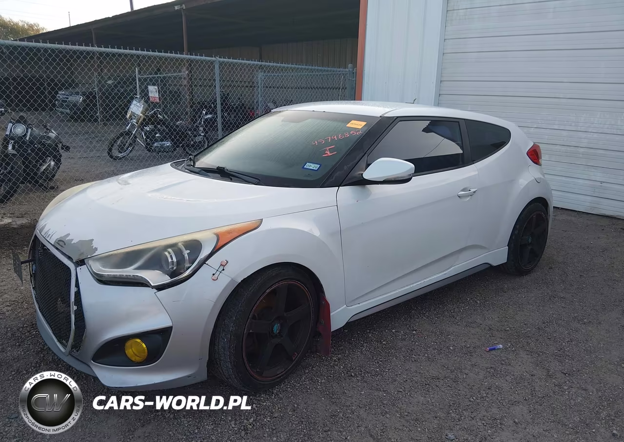 2016 Hyundai Veloster Turbo VIN:KMHTC6AE7GU279673 - 2