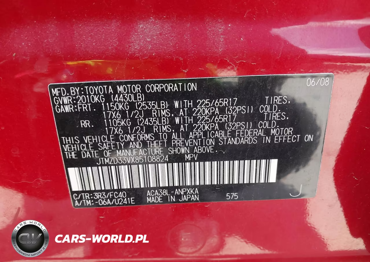 2008 Toyota Rav4 VIN:JTMZD33VX85108824 - 9