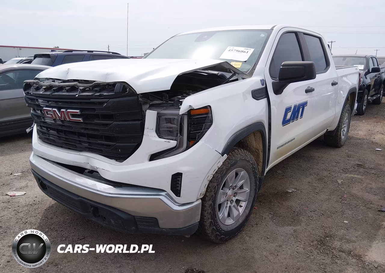 2022 GMC Sierra 1500 4Wd Short Box Pro VIN:3GTUUAED7NG541704 - 2