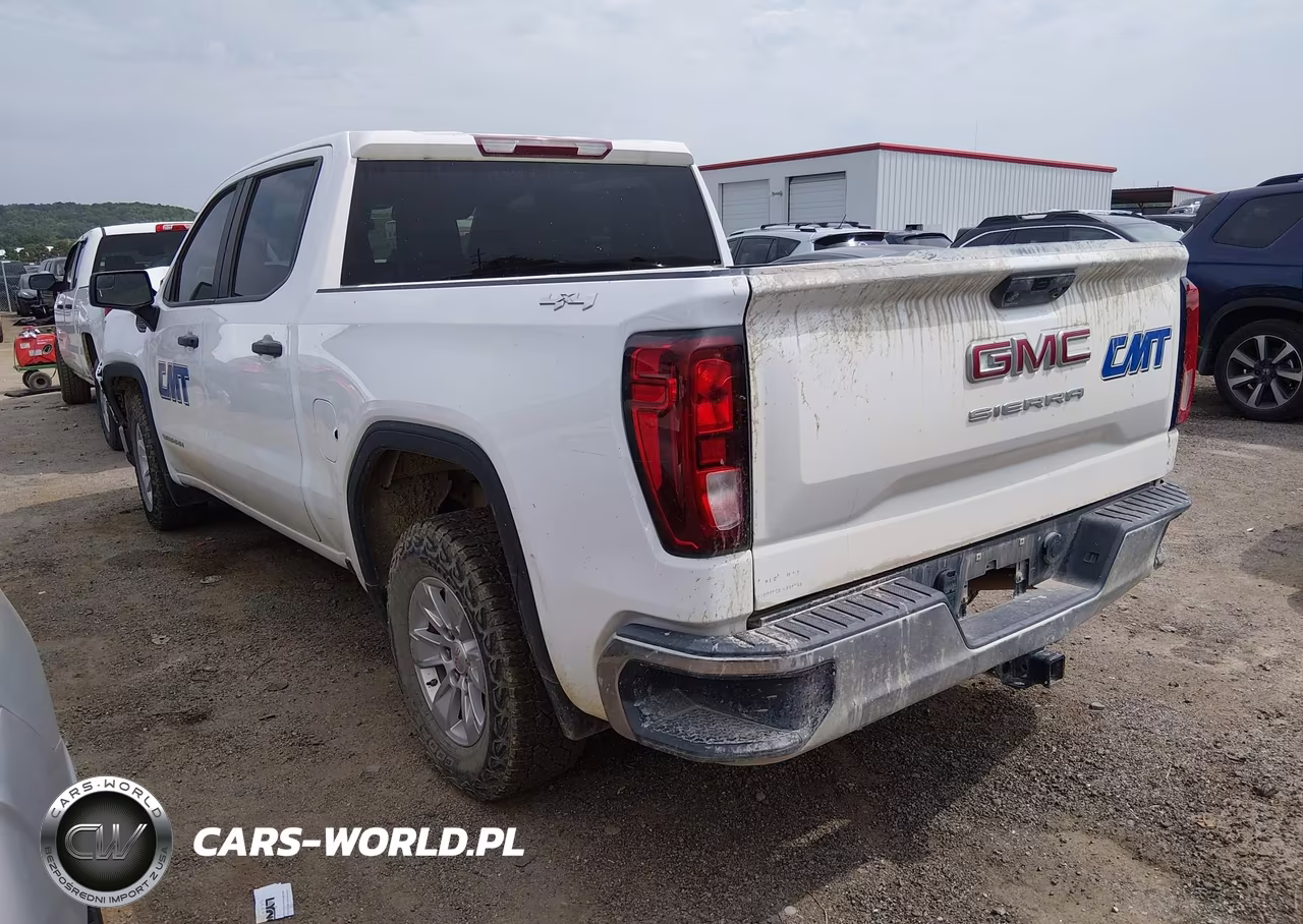 2022 GMC Sierra 1500 4Wd Short Box Pro VIN:3GTUUAED7NG541704 - 3