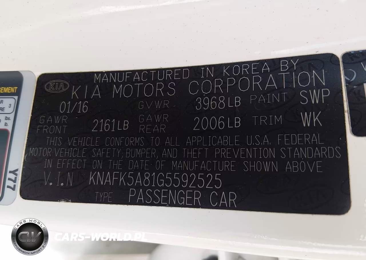 2016 Kia Forte Lx VIN:KNAFK5A81G5592525 - 9