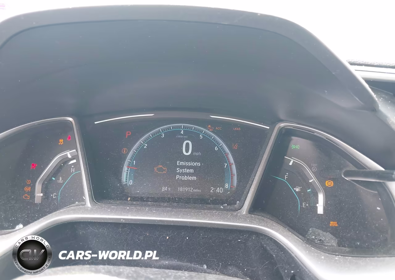 2019 Honda Civic Ex VIN:19XFC1F37KE009989 - 7