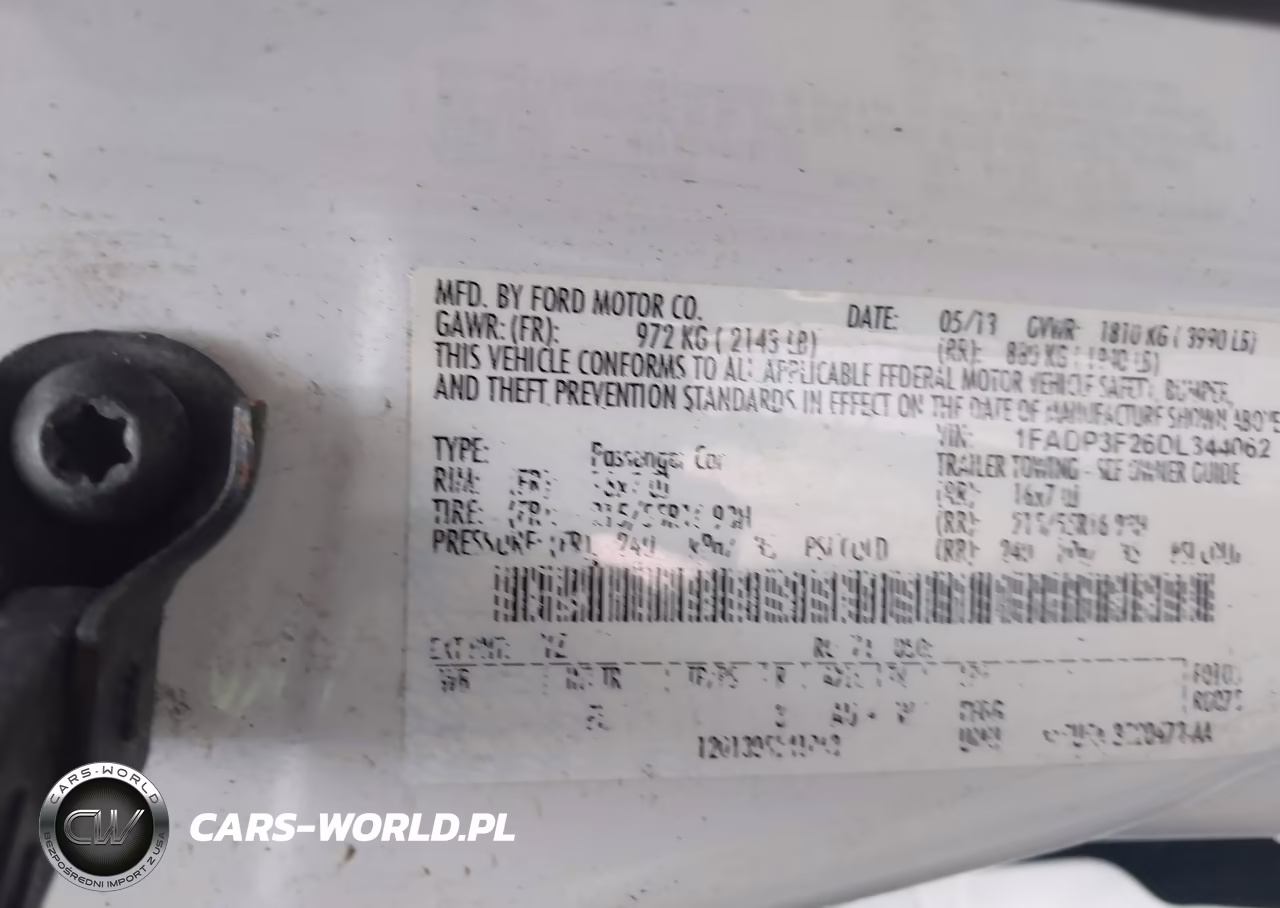 2013 Ford Focus Se VIN:1FADP3F26DL344062 - 9
