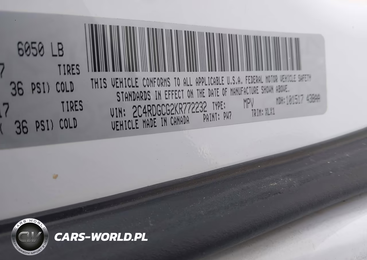 2019 Dodge Grand Caravan Sxt VIN:2C4RDGCG2KR772232 - 9