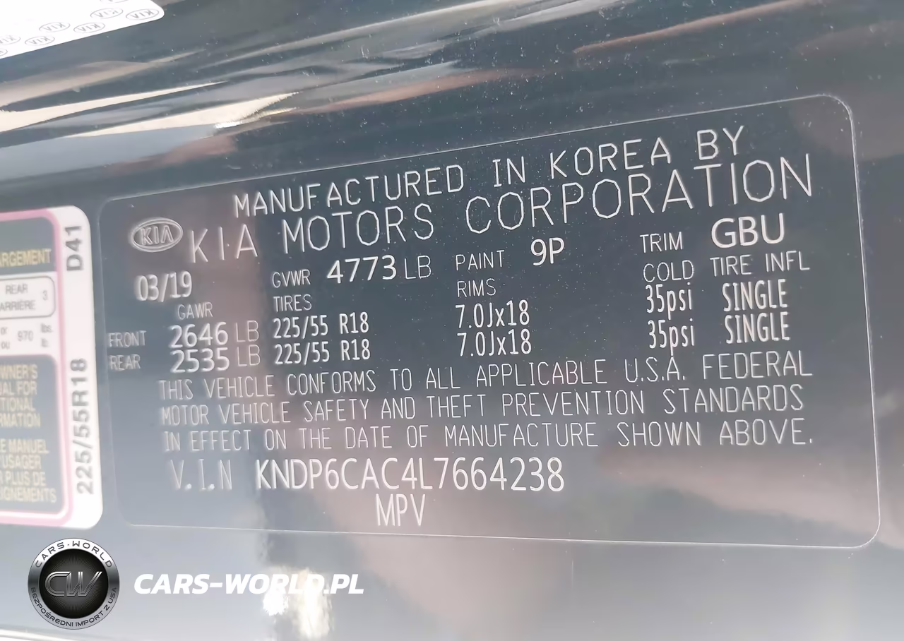 2020 Kia Sportage S VIN:KNDP6CAC4L7664238 - 9
