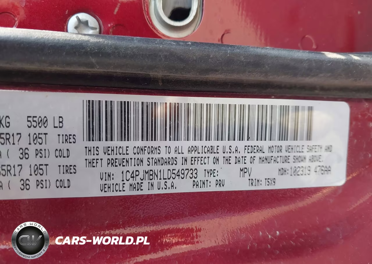 2020 Jeep Cherokee Trailhawk 4X4 VIN:1C4PJMBN1LD549733 - 9