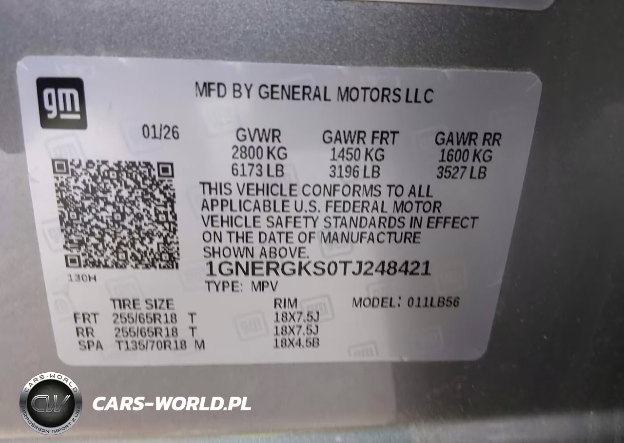 2026 Chevrolet Traverse Fwd Lt VIN:1GNERGKS0TJ248421 - 9