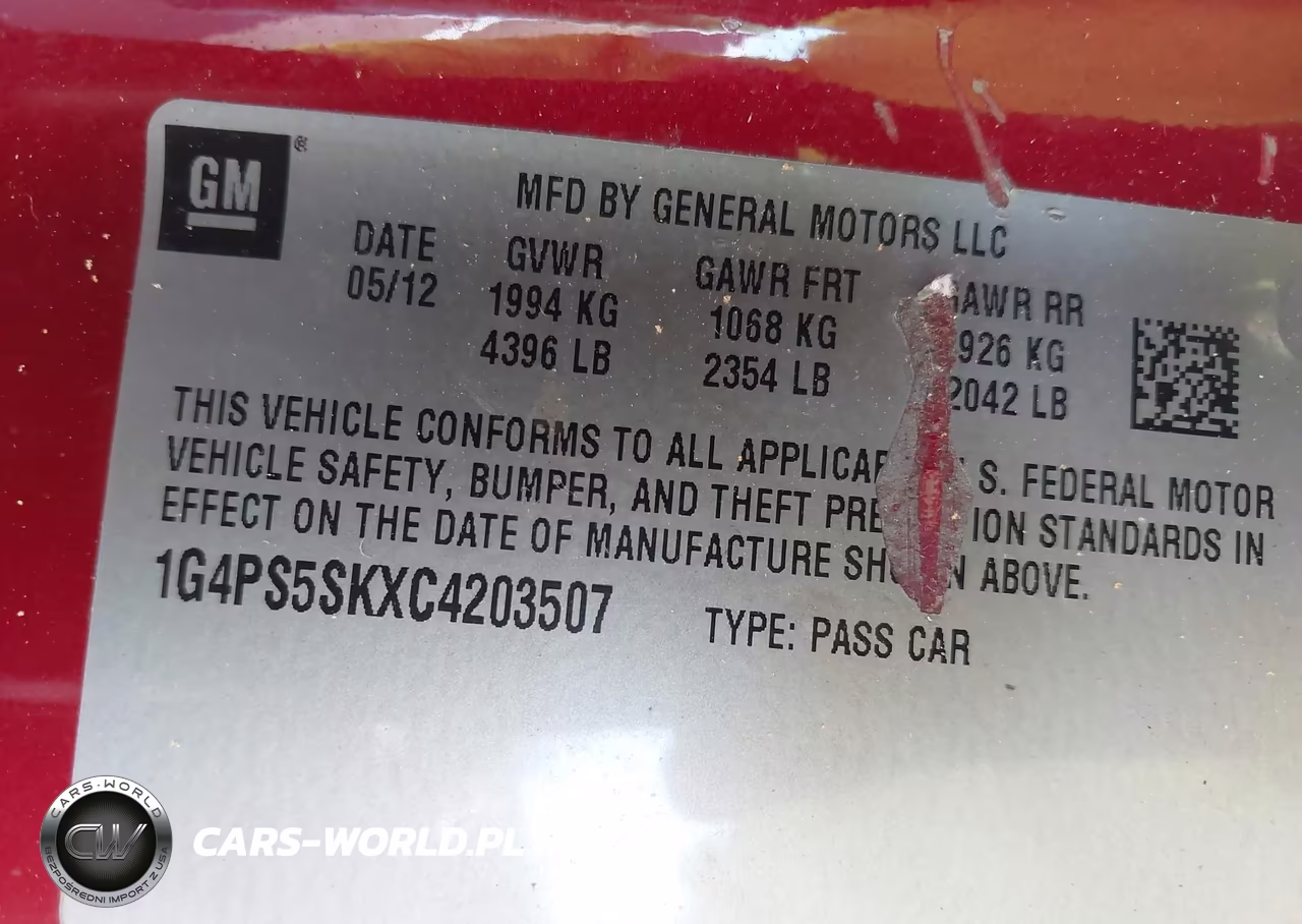 2012 Buick Verano Leather Group VIN:1G4PS5SKXC4203507 - 9