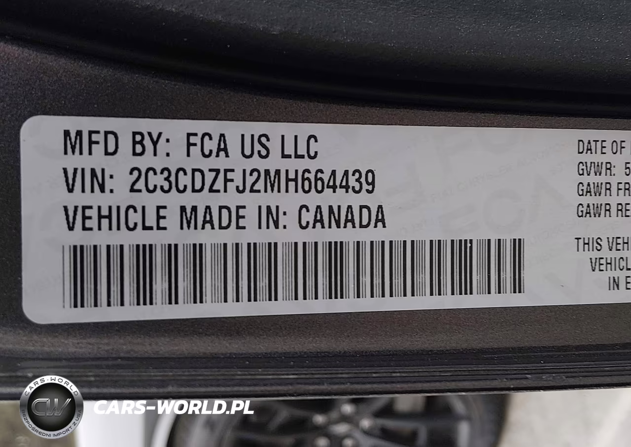 2021 Dodge Challenger R-T Scat Pack VIN:2C3CDZFJ2MH664439 - 9