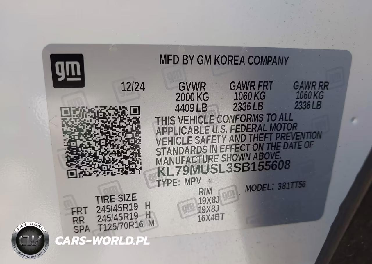 2025 Chevrolet Trailblazer Awd Rs VIN:KL79MUSL3SB155608 - 9