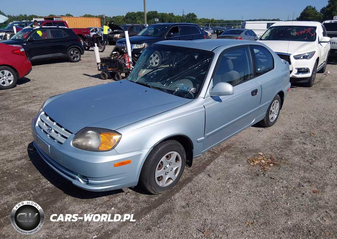 2004 Hyundai Accent Gl-Gt VIN:KMHCG35C74U292656 - 2