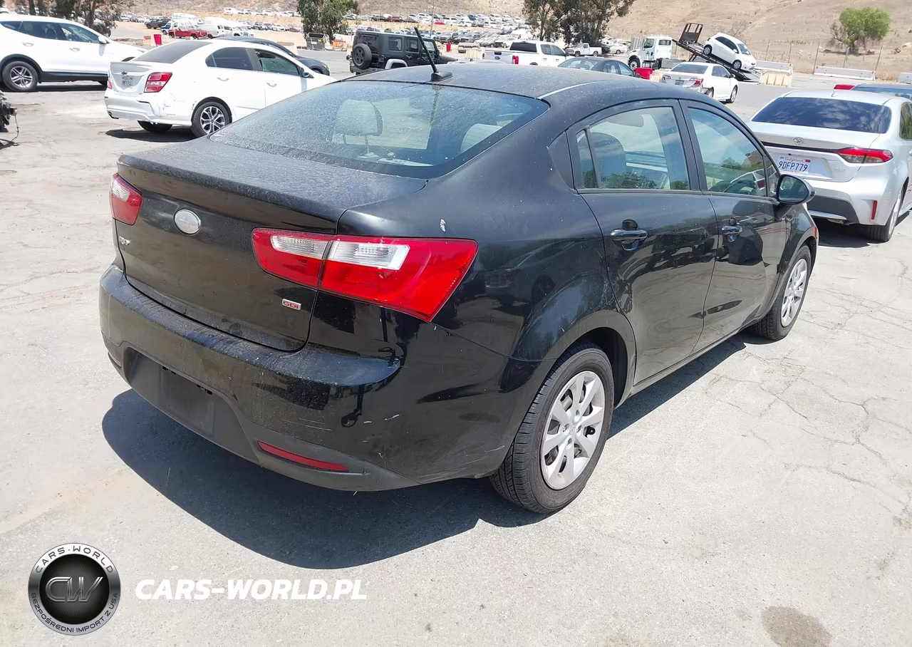 2014 Kia Rio Lx VIN:KNADM4A31E6333475 - 4