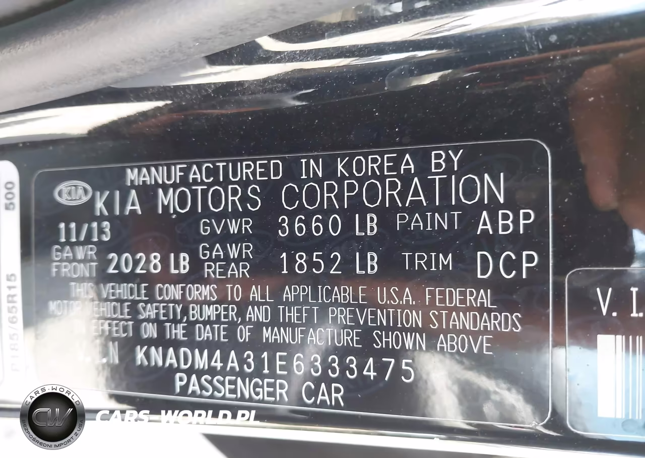 2014 Kia Rio Lx VIN:KNADM4A31E6333475 - 9