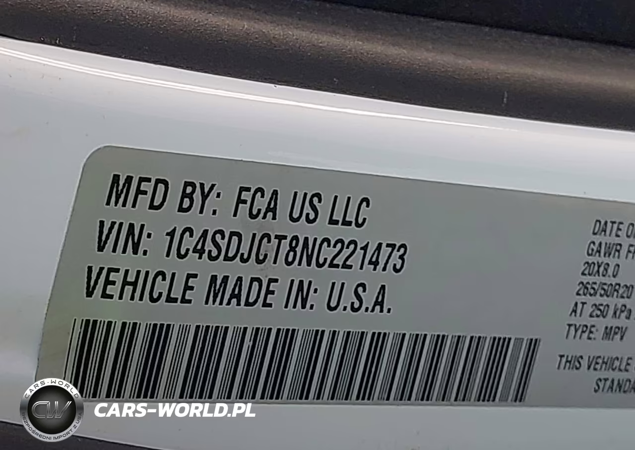 2022 Dodge Durango R-T VIN:1C4SDJCT8NC221473 - 9