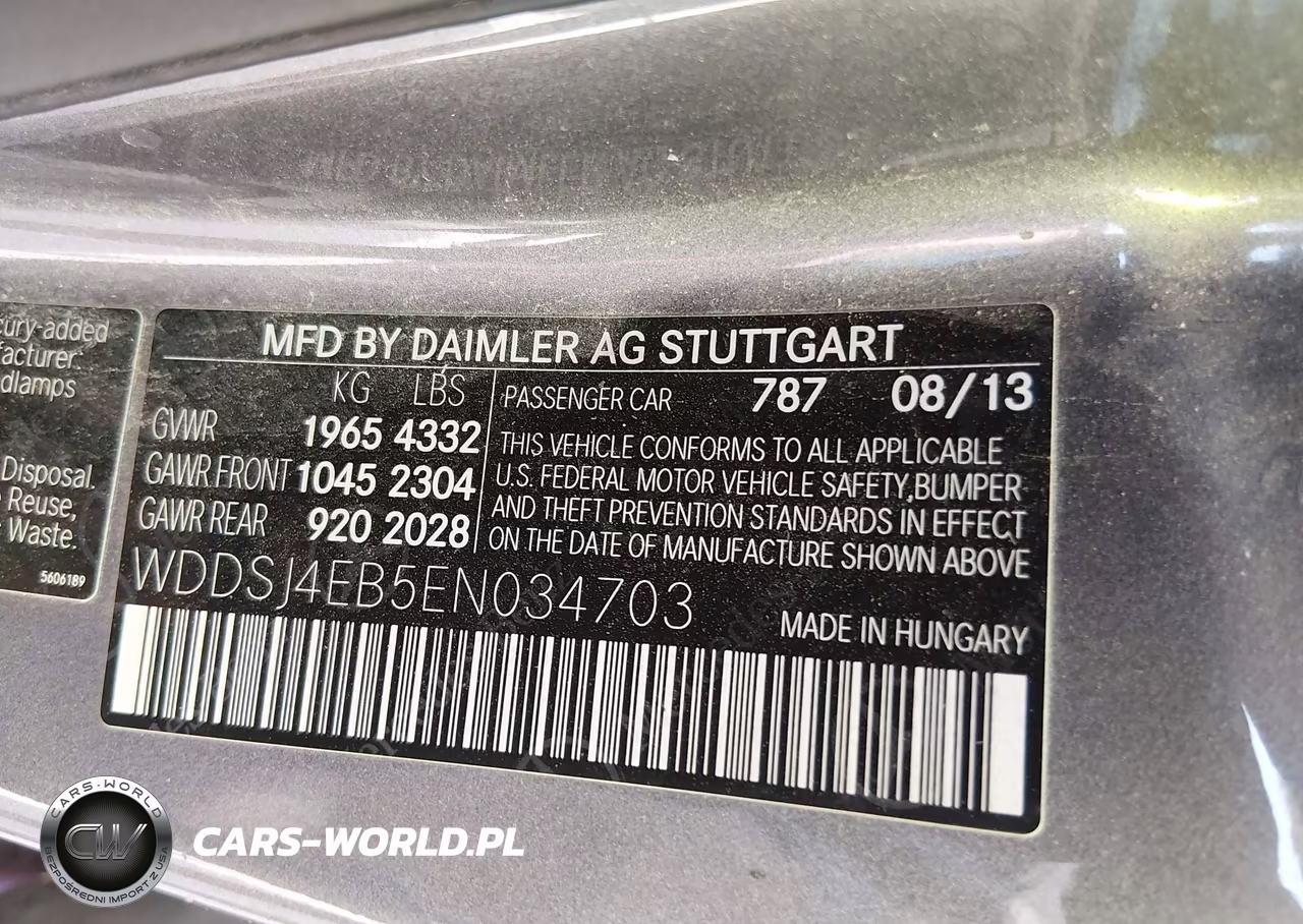 2014 Mercedes-Benz Cla 250 VIN:WDDSJ4EB5EN034703 - 9
