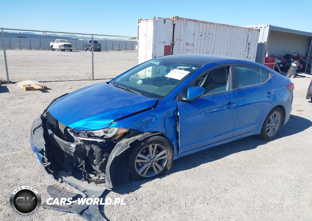 2017 Hyundai Elantra Se VIN:KMHD84LF3HU160861 - 2