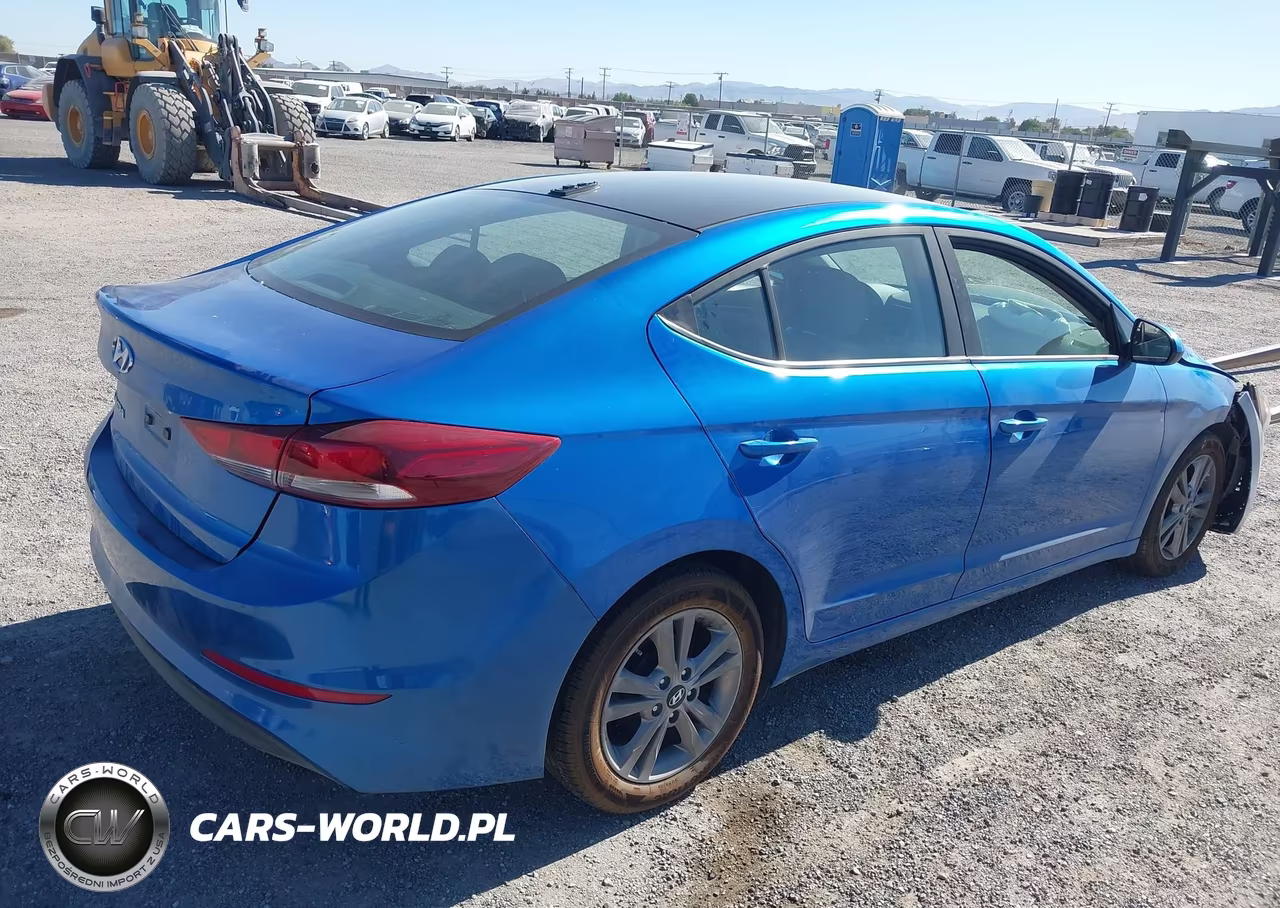 2017 Hyundai Elantra Se VIN:KMHD84LF3HU160861 - 4