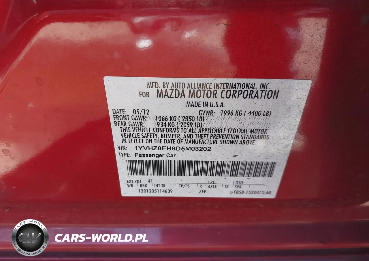 2013 Mazda Mazda6 I Touring Plus VIN:1YVHZ8EH8D5M03202 - 9